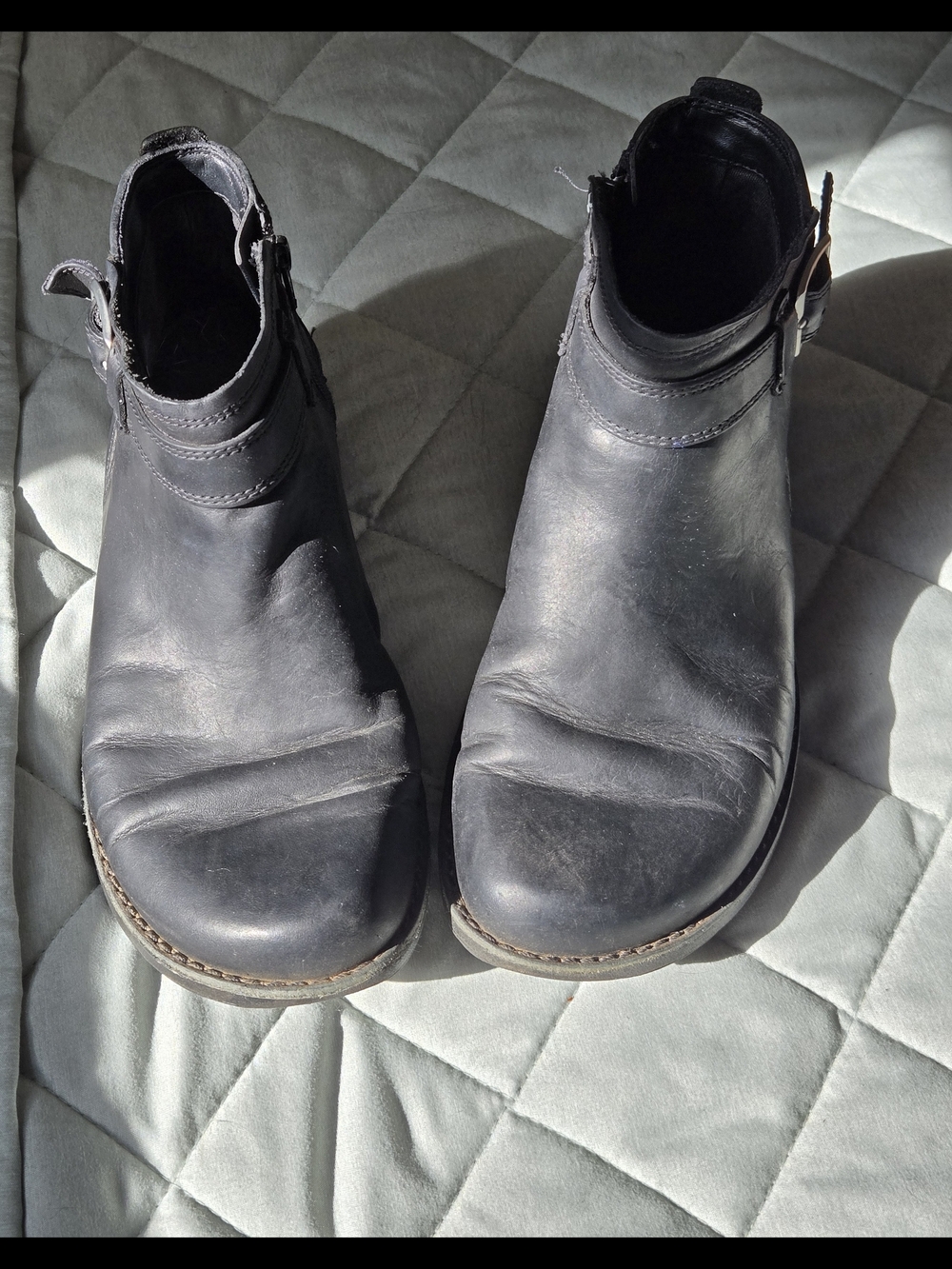 Merrell Black Leather Ankle Booties